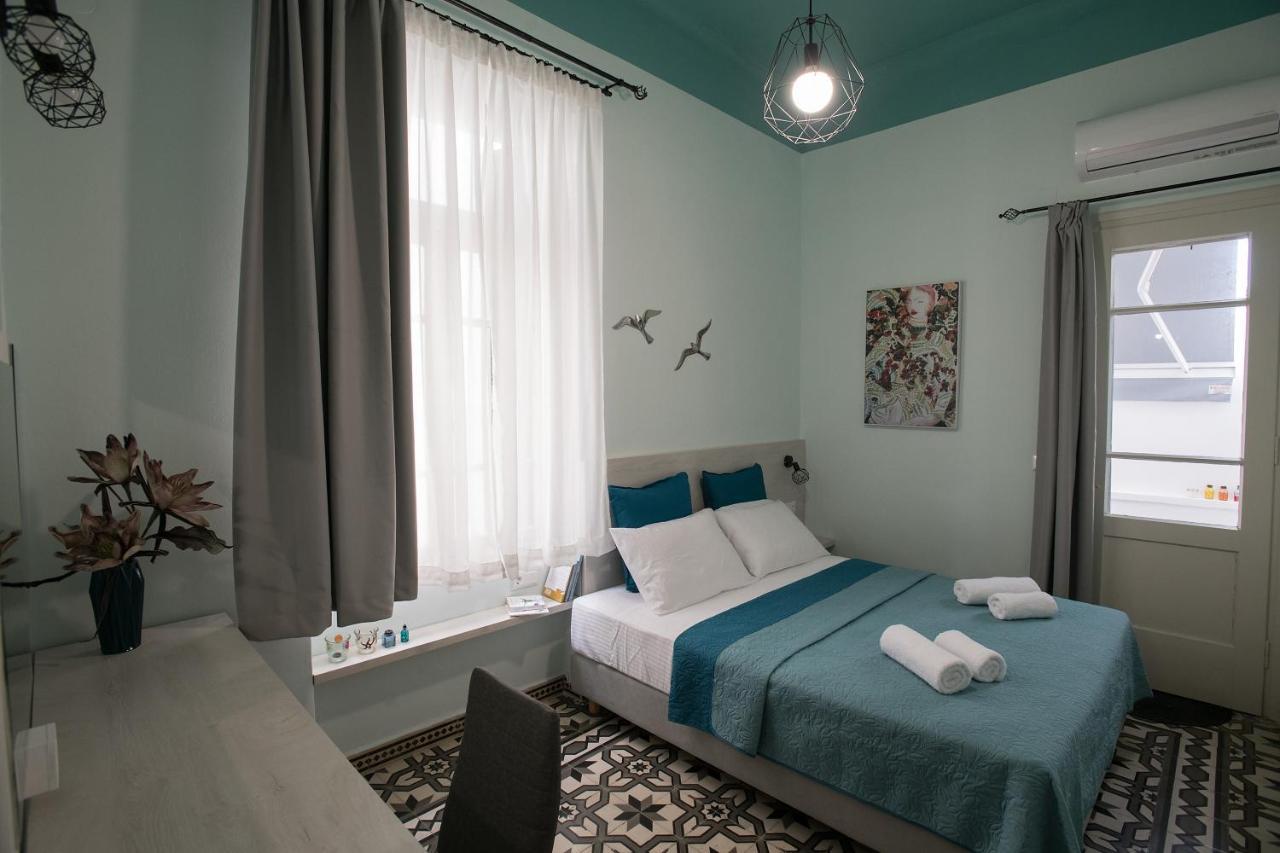 The Blue Apartment In The Heart Of Heraklion Exteriör bild